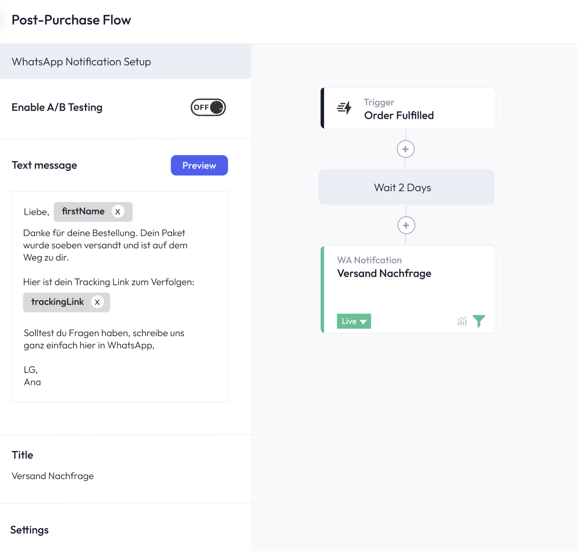 WhatsApp Automation Platform screenshot 3